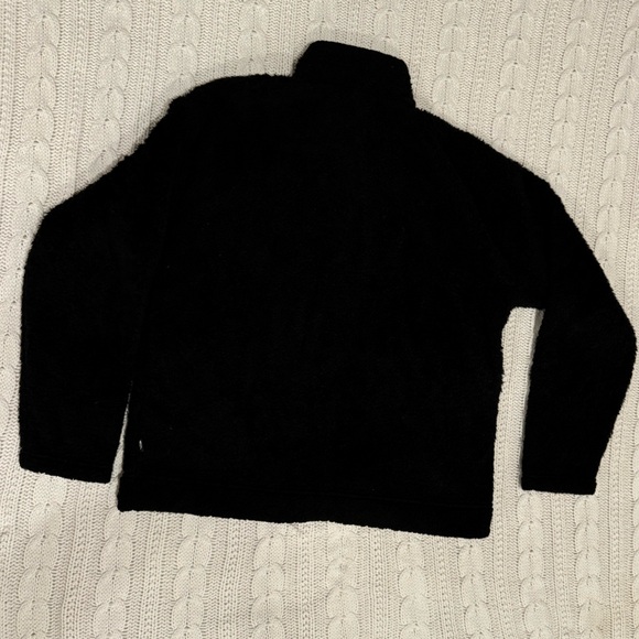 Black The North Face fuzzy collar-zip hoodie - Size L - Picture 5 of 6